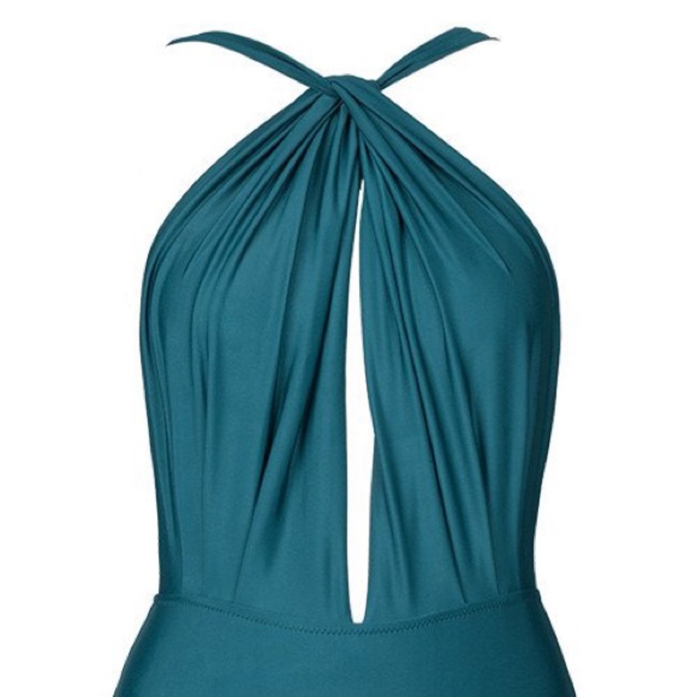 Classy AF CUPSHE Teal one piece XL